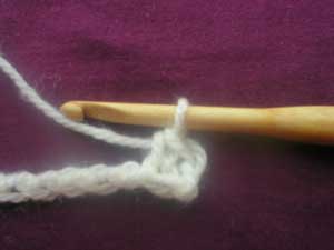 Double Crochet how to step 3