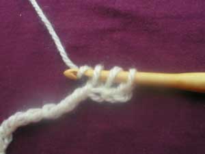 Half Treble how to step 3