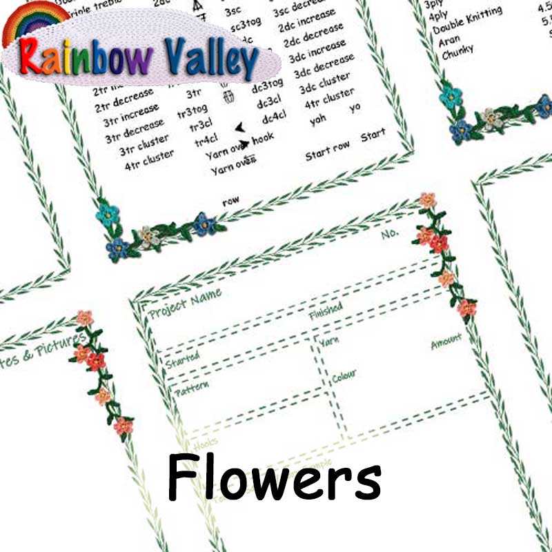 Flowers Crochet Project Book