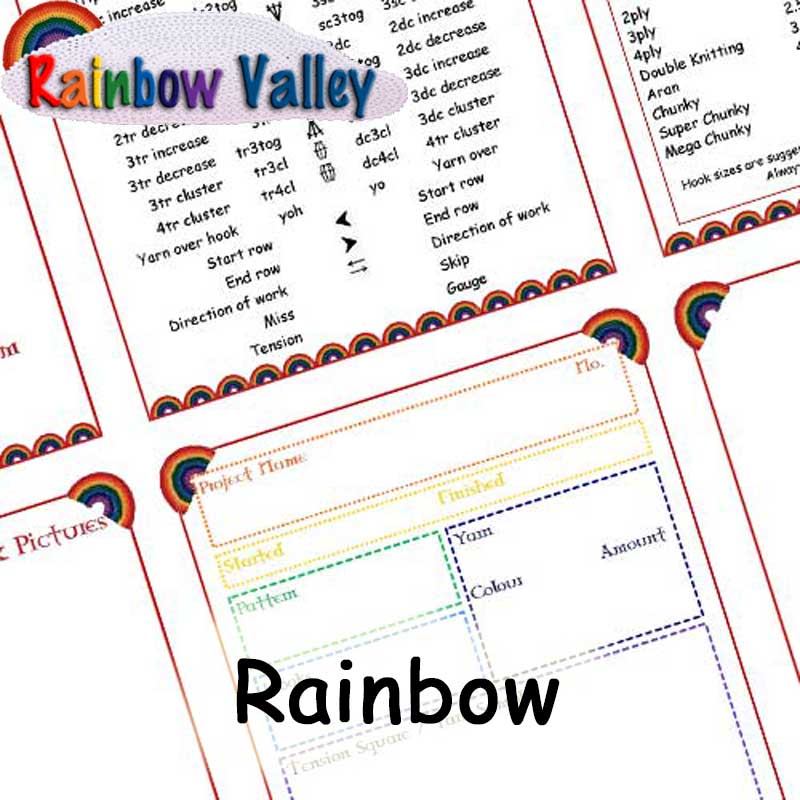 Rainbow Crochet Project Book